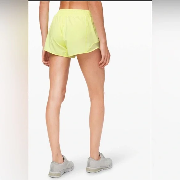 #151 Lululemon Hotty Hot Short II *Long 4Florid Flash Sz 10Tall